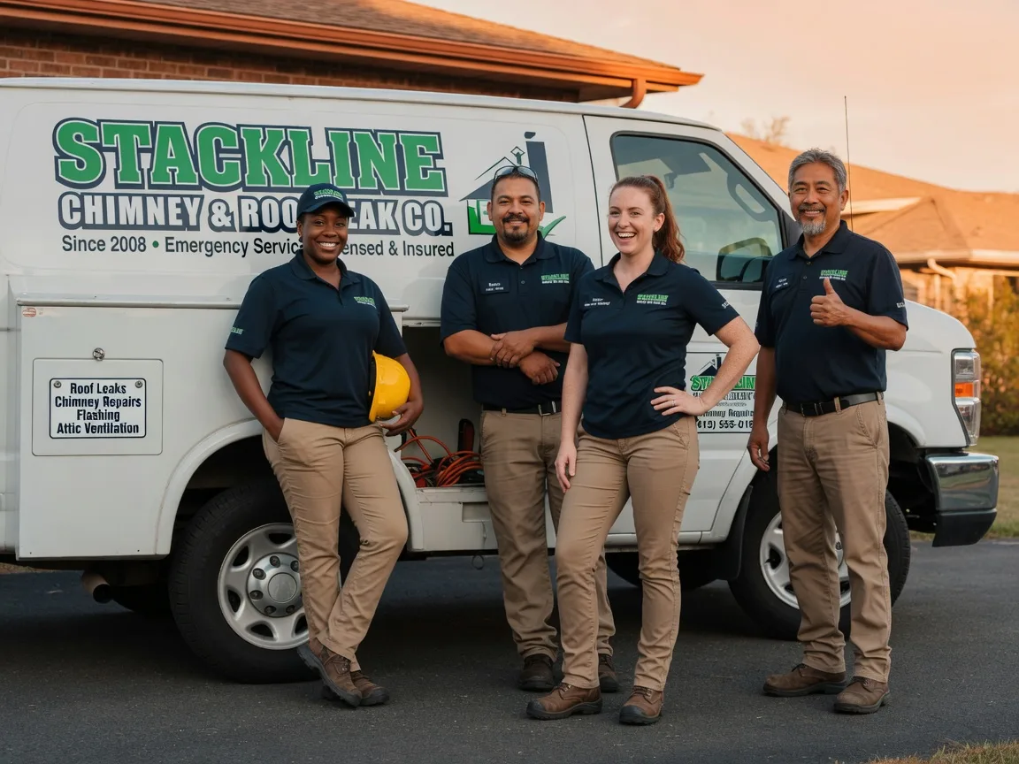 Chimney flashing repair company in Spencer, OK